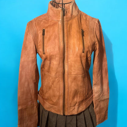 EDC Leather Jacket, S