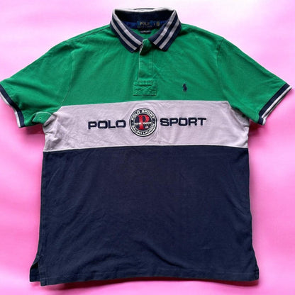 Crossover Polo Shirt, L