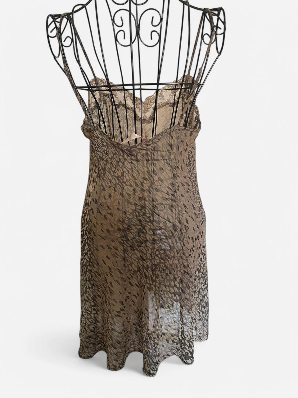 Leopard Mesh Slip, M